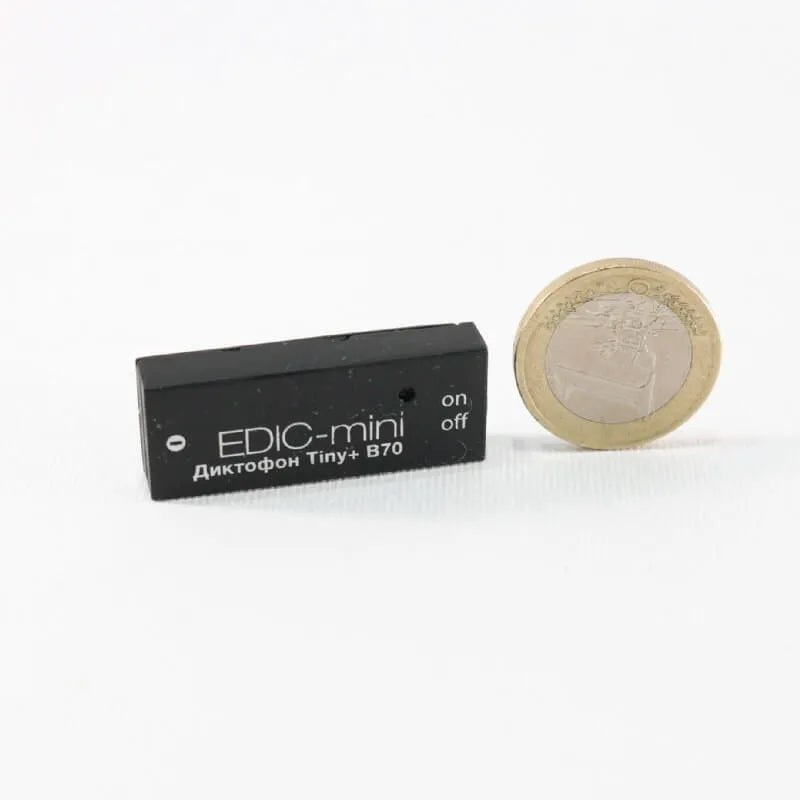 Edic-mini Tiny Plus B70 Kompakt Lydoptager med 150 timers Lagerplads
