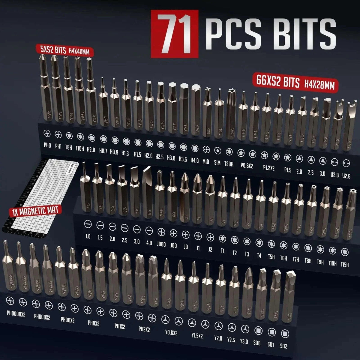 75-in-1 Precision Electric Screwdriver Set for Electronics Repair-75 in 1