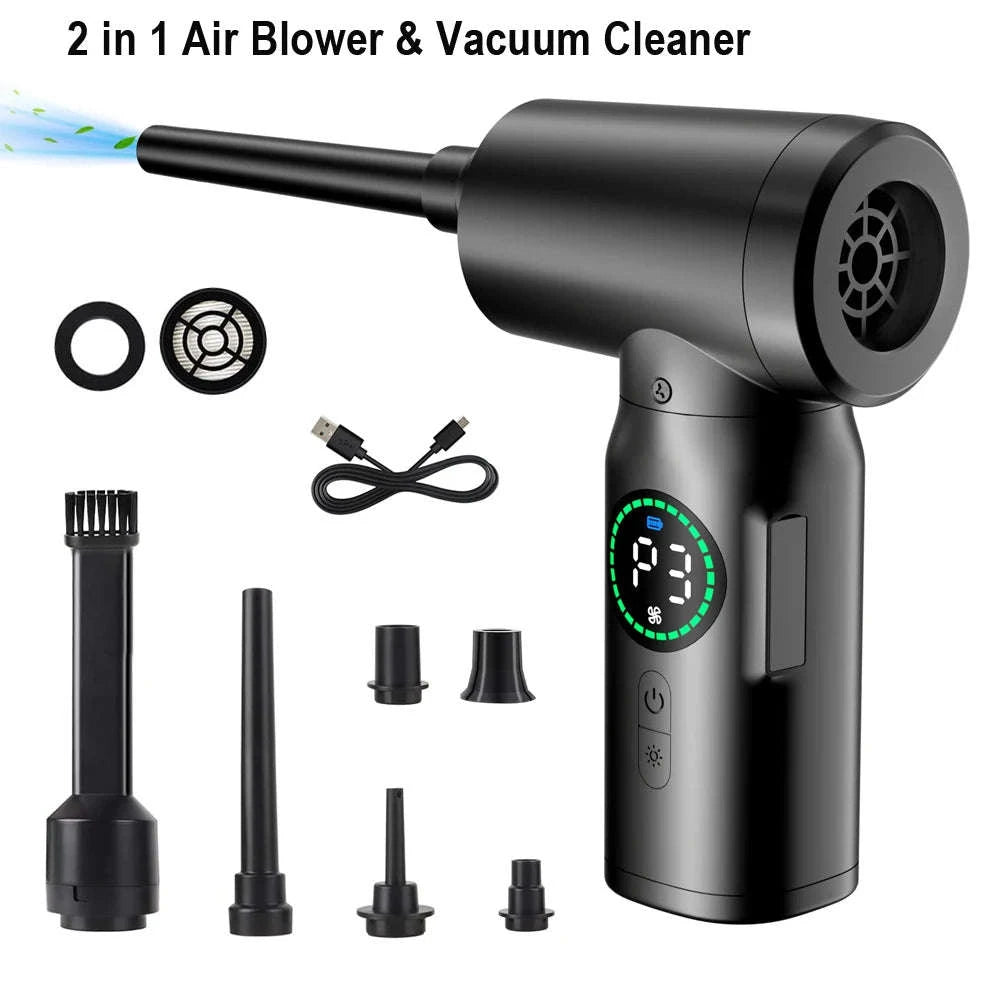 7500mAh Portable Air Duster & Vacuum Cleaner-CF01-A