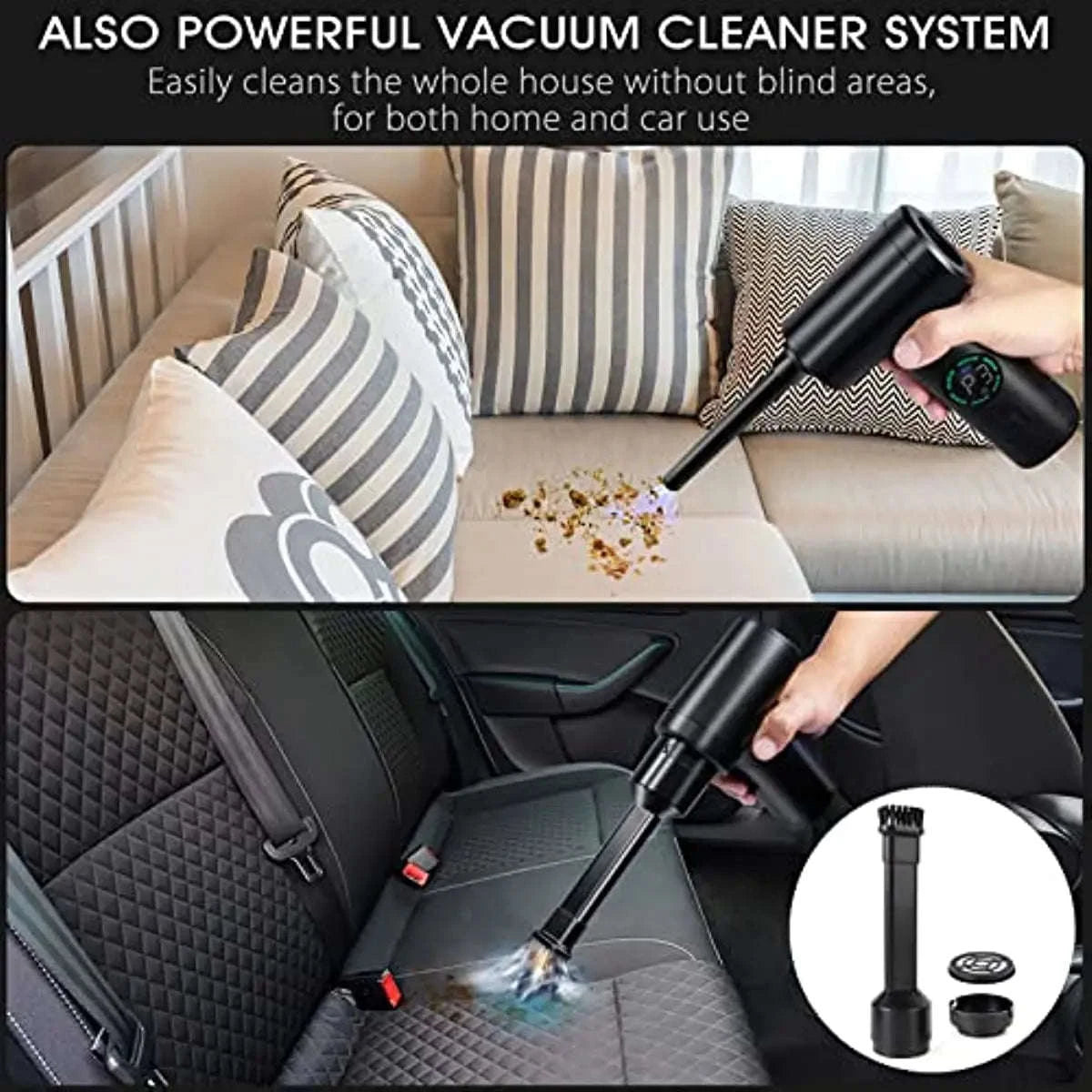7500mAh Portable Air Duster & Vacuum Cleaner-CF01-A