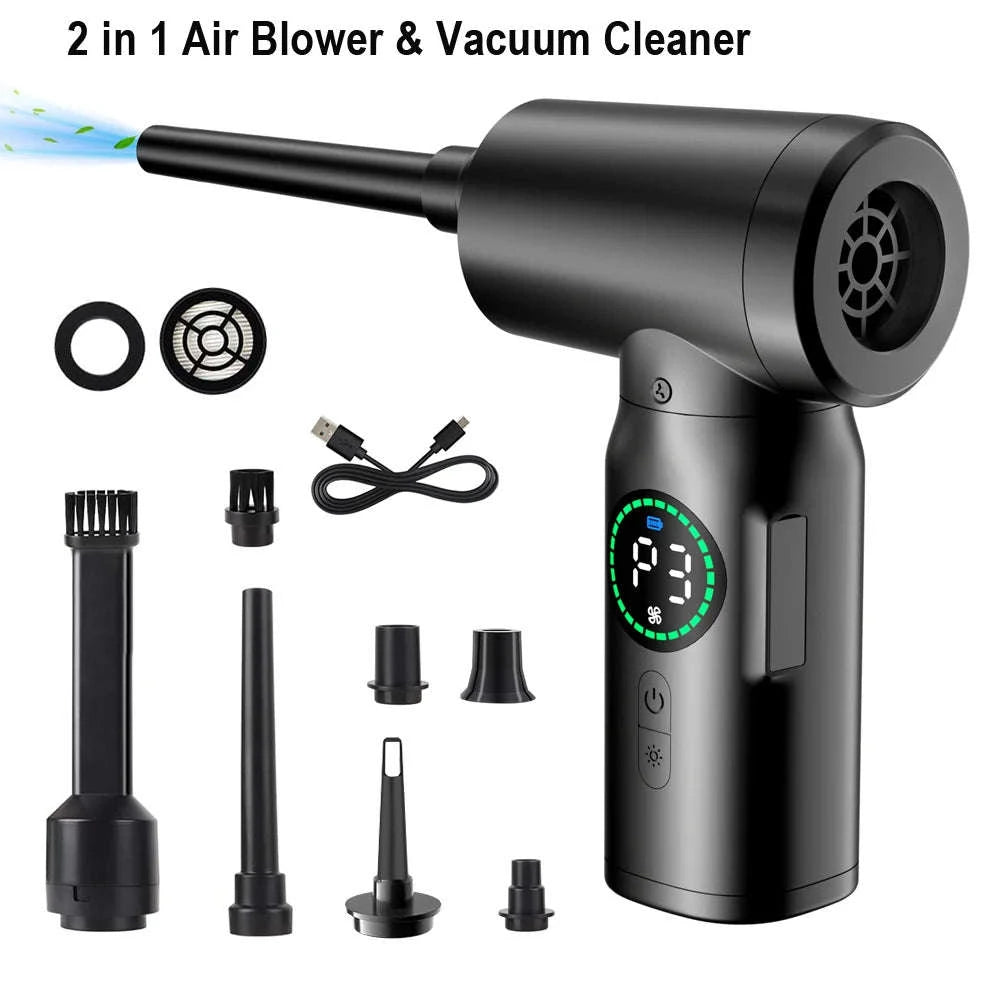7500mAh Portable Air Duster & Vacuum Cleaner-CF01-A