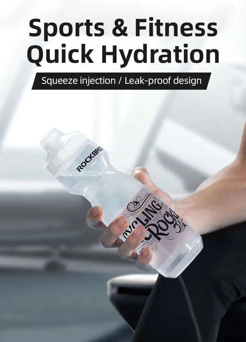 750ML Cycling Water Bottle Squeeze Design Bike Hydration Cup-DCBT69D