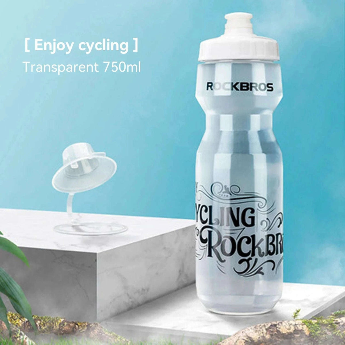 750ML Cycling Water Bottle Squeeze Design Bike Hydration Cup-DCBT69D