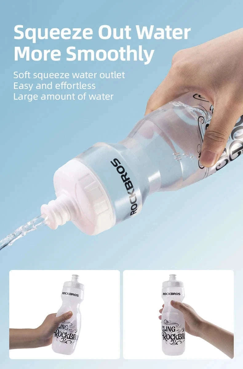 750ML Cycling Water Bottle Squeeze Design Bike Hydration Cup-DCBT69D