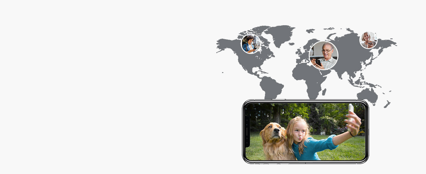 ieGeek 5MP Wireless Outdoor WiFi Surveillance Camera, Solar Camera, 360 Degree Camera, Human PIR Detection, Colour Night Vision