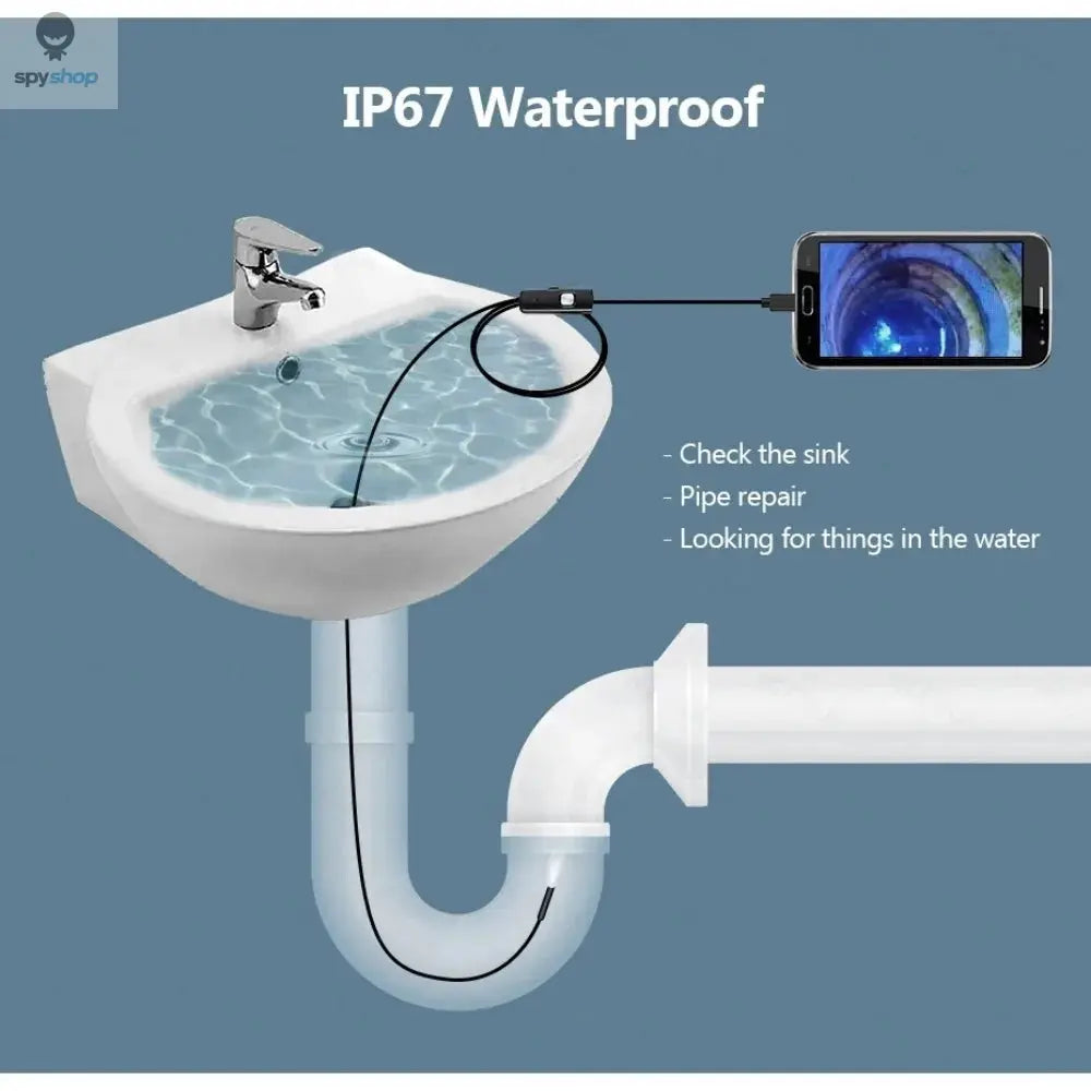 7MM Android Endoscope Camera 3 IN1 Micro USB Type C Borescope Mini Camera Waterproof LED Car Inspection For HUAWEI XIAOMI PC Spy-shop.com