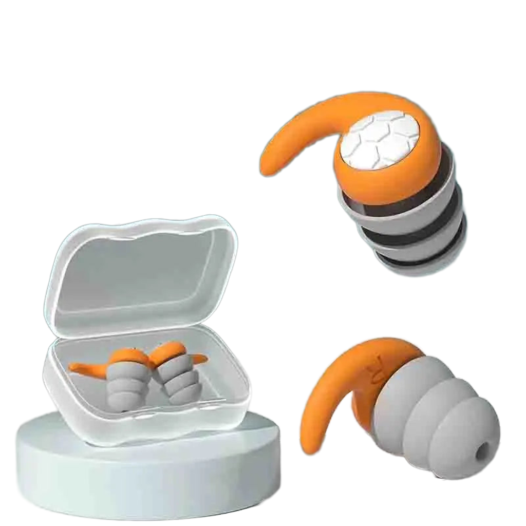 Soft Silicone Waterproof Earplugs for Noise Cancellation and Comfort