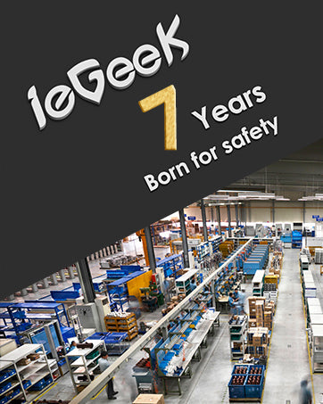 ieGeek 5MP Wireless Outdoor WiFi Surveillance Camera, Solar Camera, 360 Degree Camera, Human PIR Detection, Colour Night Vision