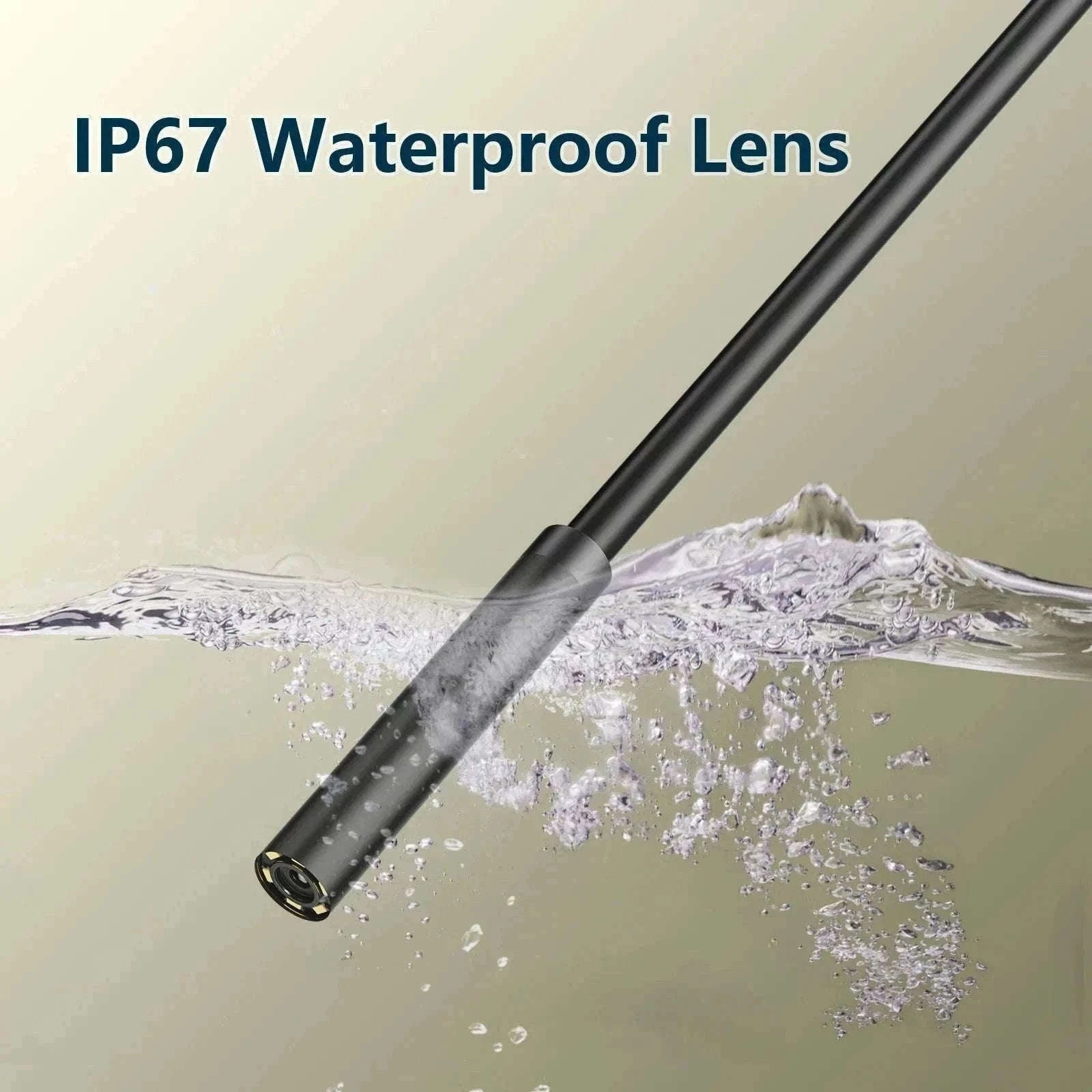 7mm USB-C Endoscope Camera IP67 Waterproof with LED for Android & PC-7mm Soft Cable / 1.5m