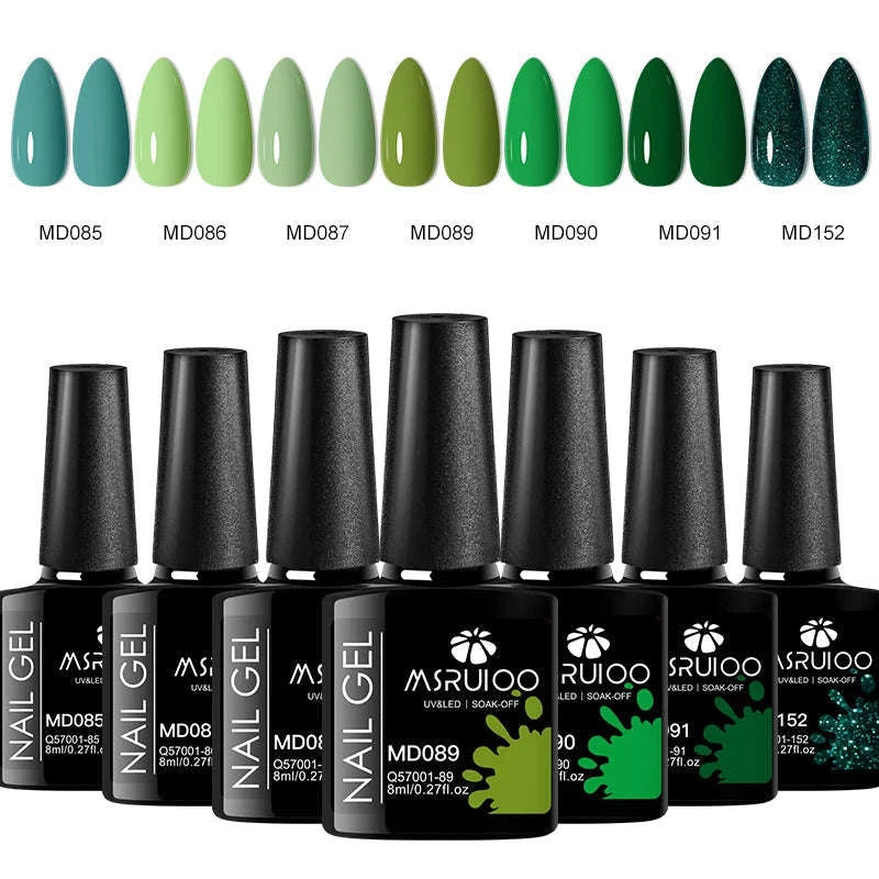 7PC Nail Gel Polish Set – DIY Nail Art Design Kit-ZH26023