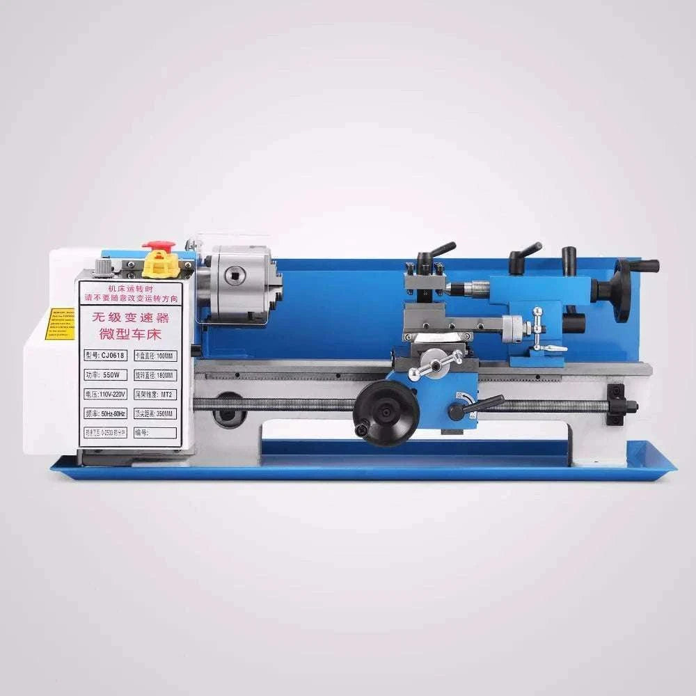 7x14 Mini Metal Lathe 550W Variable Speed Bench Lathe-Nylon Gear / CZECH REPUBLIC