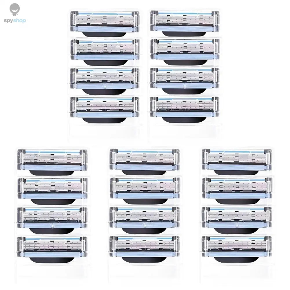 8/12Pcs Shaver Cutting Head for MACH 3 for Men Stainless Steel Blade Sharp Changeable Shaver Head Accessories Gifts Spy-shop.com