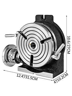 8" 200mm Milling Rotary Table Horizontal Vertical MT3 360° Precision-8-inch 4-slot / GERMANY