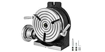 8" 200mm Milling Rotary Table Horizontal Vertical MT3 360° Precision-8-inch 4-slot / GERMANY