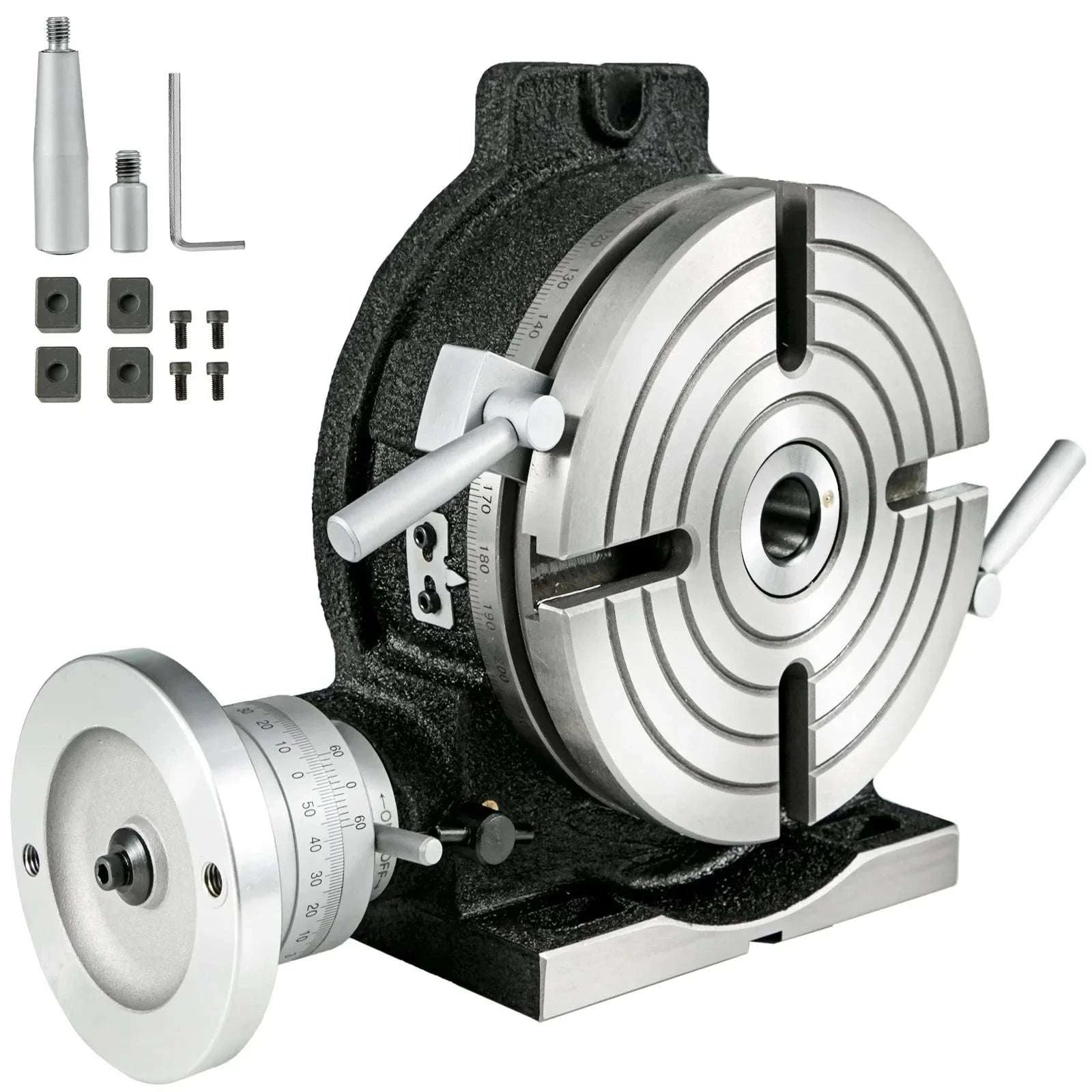 8" / 200mm Rotary Table HV8 Horizontal Vertical Milling Table MT3-