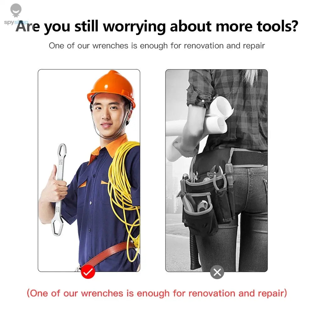 8-22mm Universal Torx Wrench Self-tightening Adjustable Glasses Wrench Board Double-head Torx Spanner Hand Tools for Factory Spy-shop.com