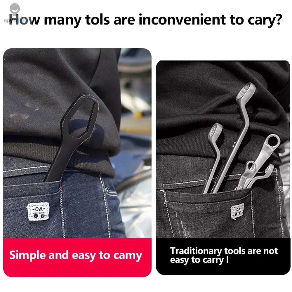 8-22mm Universal Torx Wrench Self-tightening Adjustable Glasses Wrench Board Double-head Torx Spanner Hand Tools for Factory Spy-shop.com