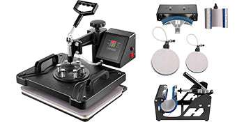 8-in-1 Heat Press Machine 12x15 & 15x15 Sublimation Kit-8 in 1 12 x 15 inch / spain