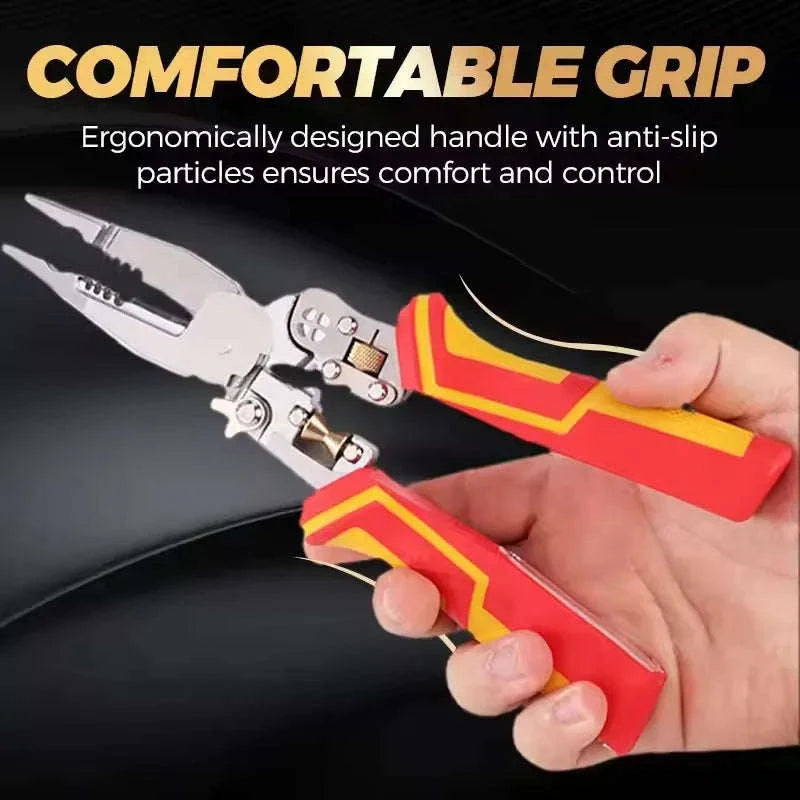 8-in-1 Multi-Function Wire Stripper, Cutter & Crimping Pliers Tool-Default Title
