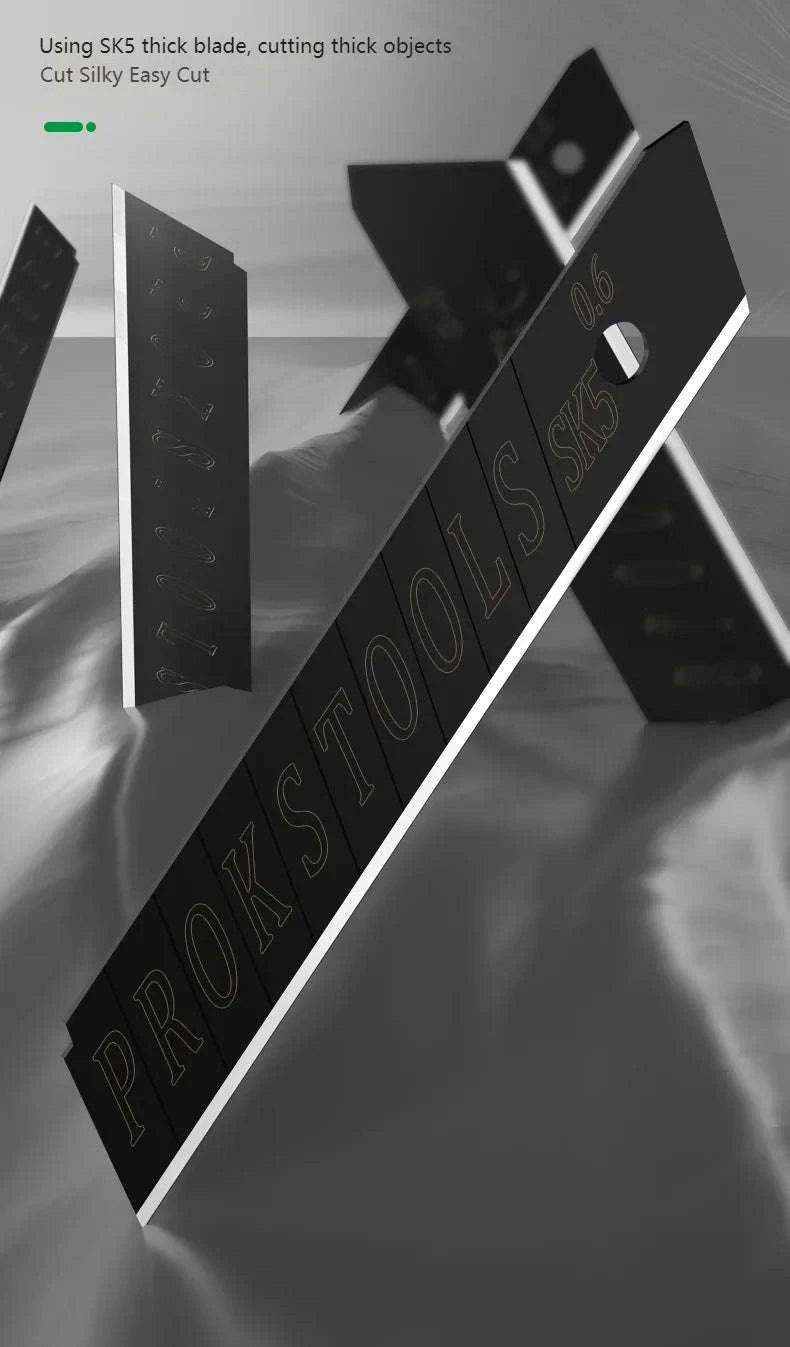 8‑in‑1 Stainless Steel Utility Knife Box Cutter-10 Blades