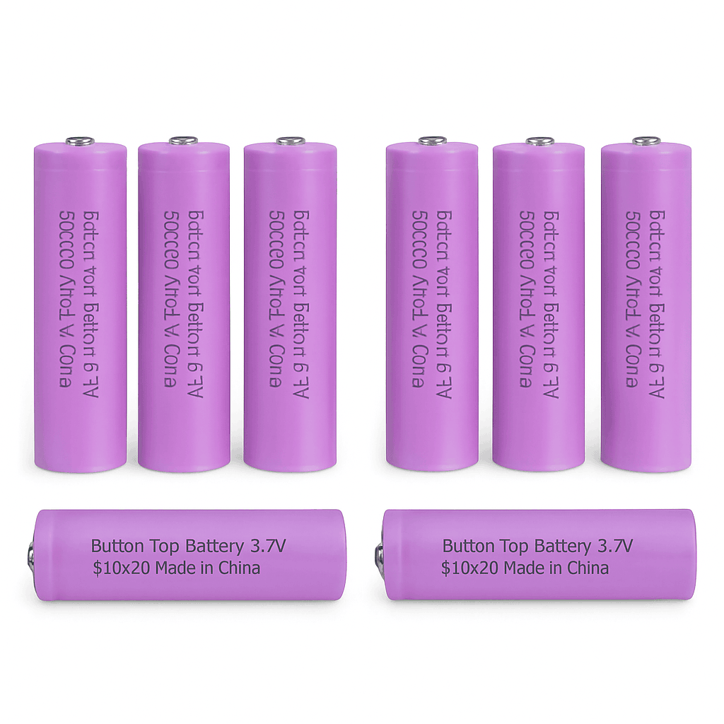 8 Pack 3.7V 2000mAh Rechargeable Li-ion Batteries for Devices-8pcs batteries / 3.7 V / United States