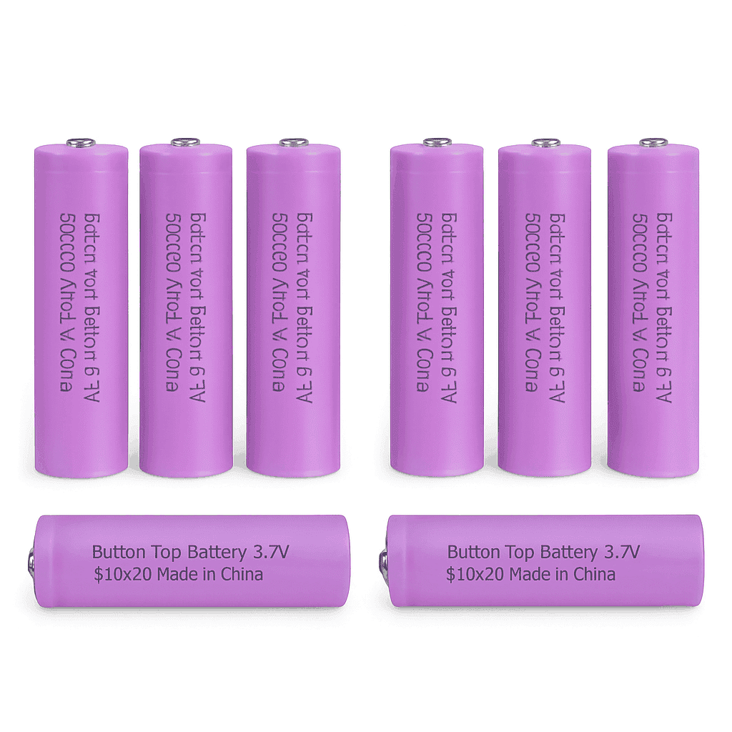 8 Pack 3.7V 2000mAh Rechargeable Li-ion Batteries for Devices-8pcs batteries / 3.7 V / United States