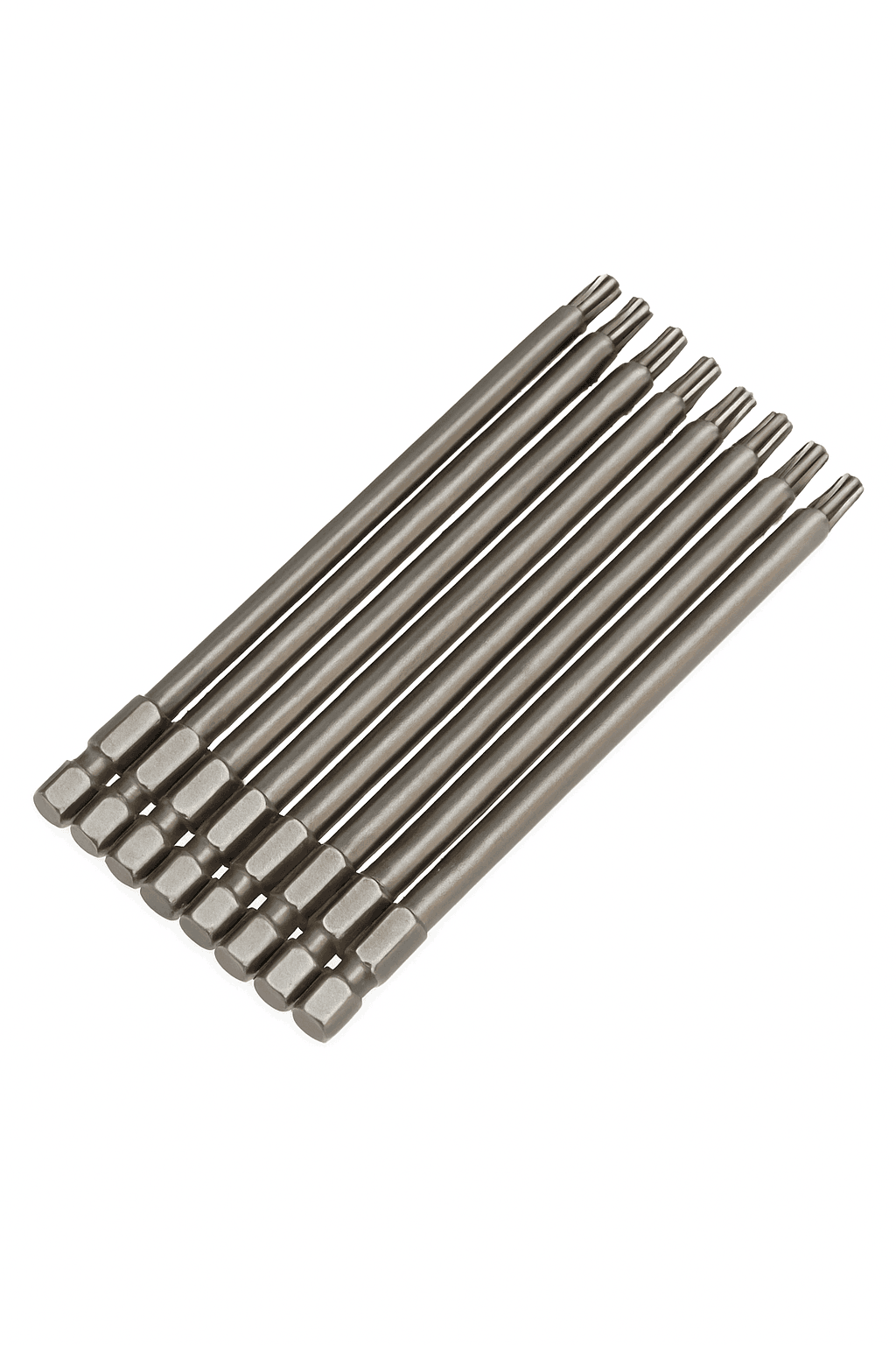 8-Piece Torx Screwdriver Bit Set with 1/4-Inch Hex Shank-200mm