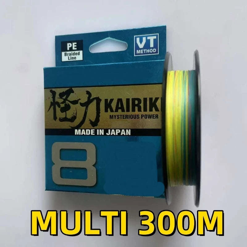 8 Strand Braided PE Fishing Line 150M–300M Floating Multi-Color-GREEN 300M / 3.0