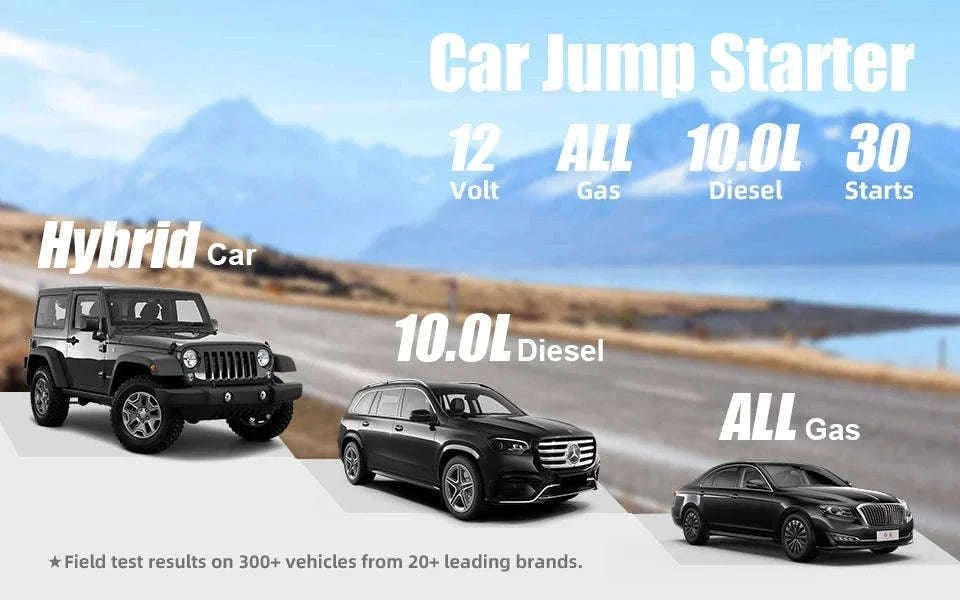 8000A Car Jump Starter with Air Compressor & Portable Power Bank-8000A Ordinary Clip / China Mainland