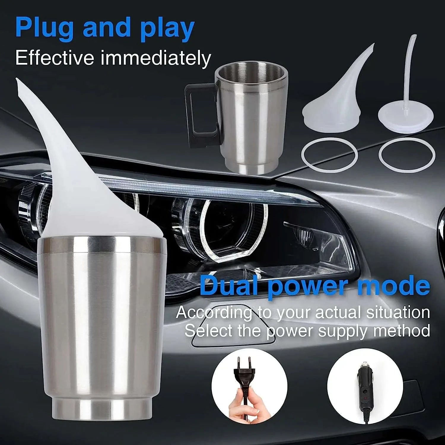 800ML Car Headlight Repair Tool Heating Cup – Professional Restoration System-350ML liquid