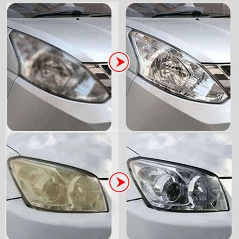 800ML Car Headlight Restoration Kit – Scratch Remover Polish Fluid-Set 4 Carton Kit / United States