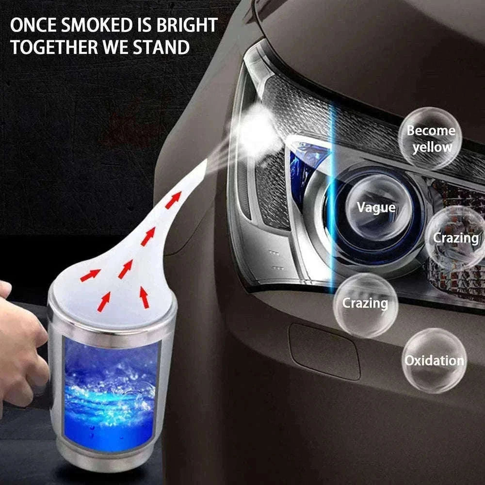 800ML Car Headlight Restoration Kit – Scratch Remover Polish Fluid-Set 4 Carton Kit / United States