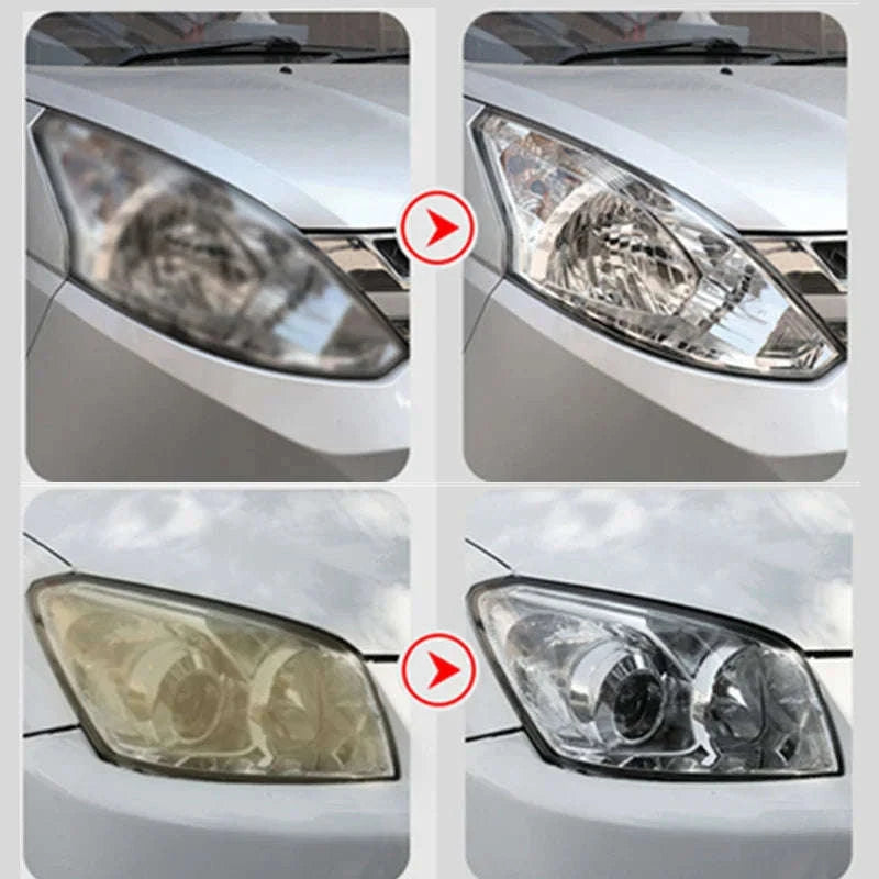 800ML Car Headlight Restoration Kit – Scratch Remover Polish Fluid-Set 4 Carton Kit / United States