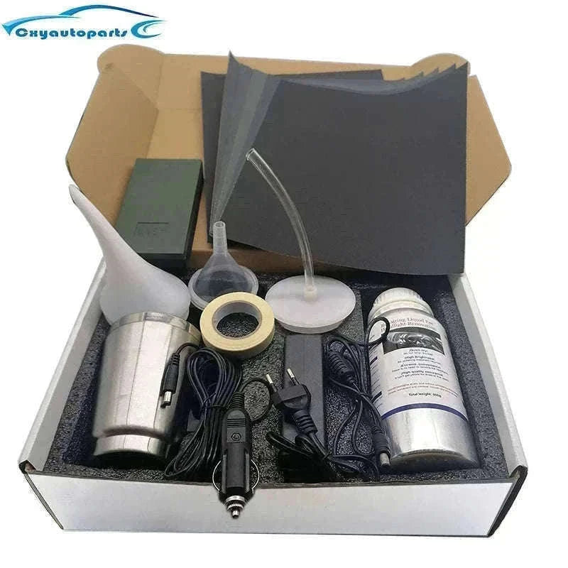 800ML Car Headlight Restoration Kit – Scratch Remover Polish Fluid-Set 4 Carton Kit / United States