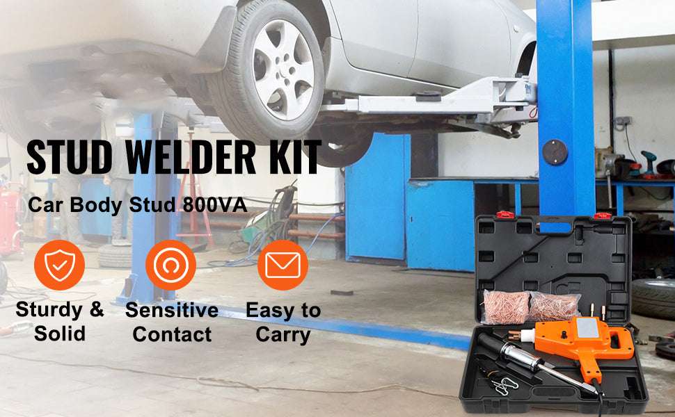 800VA Stud Welder Dent Puller Kit 1600A Auto Body Repair Tool-800VA / United States