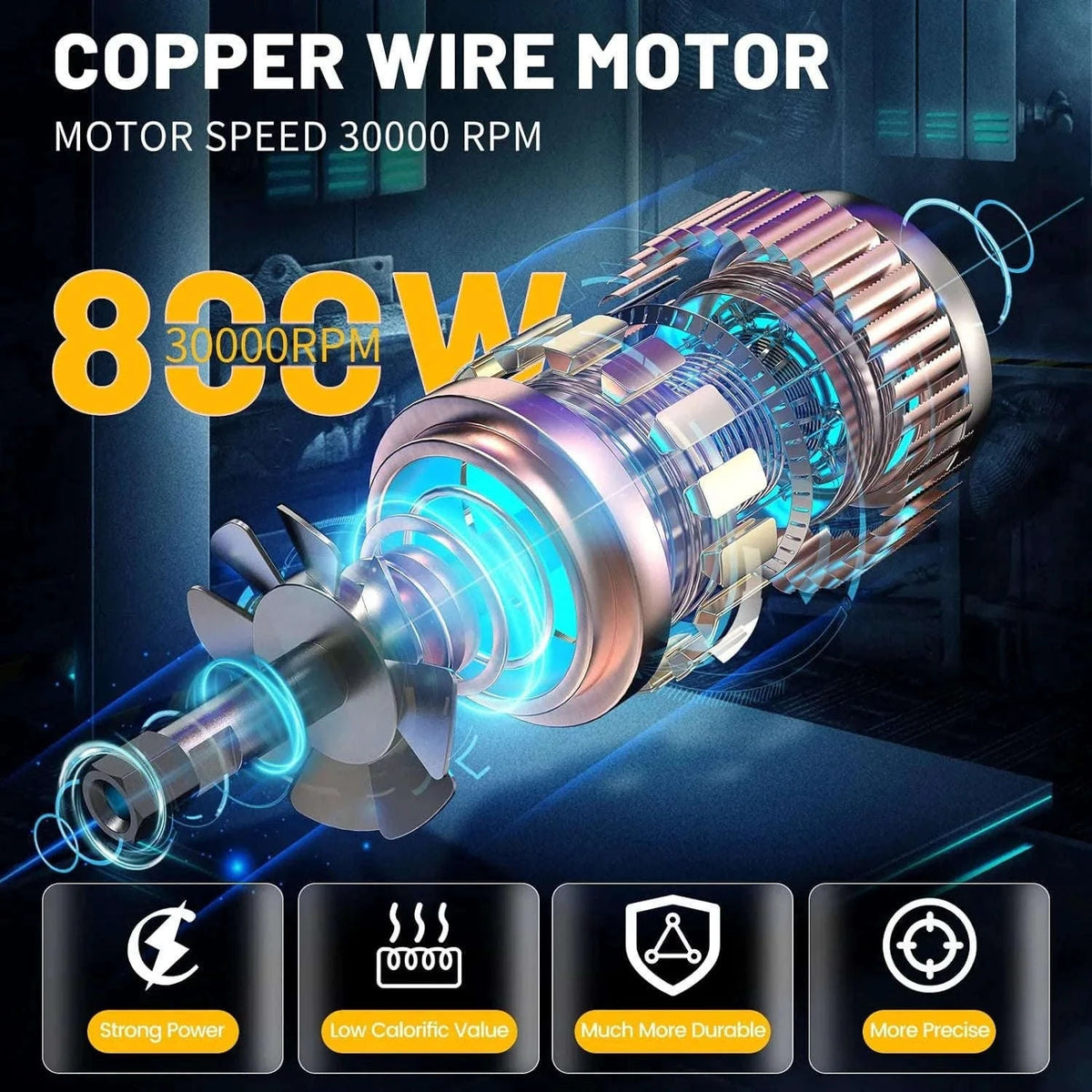 800W Woodworking Electric Trimmer for Precision Shaping-EU / Poland