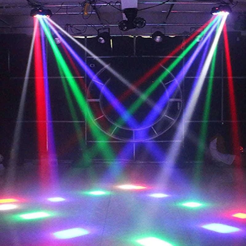 80W RGBW Moving Head DJ Light with Spider Effect-black / spain / EU Plug