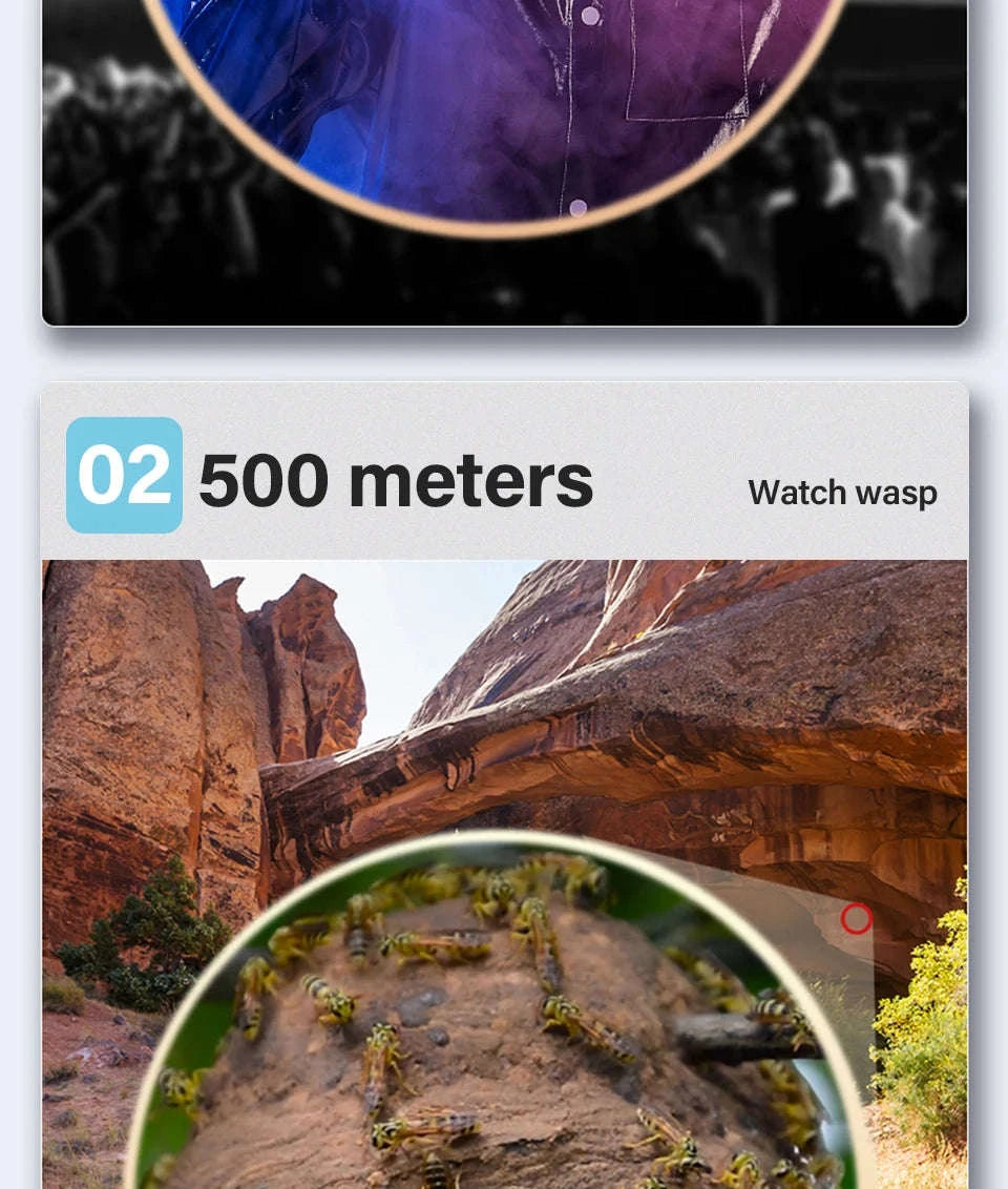 80x100 Monocular Telescope — HD Zoom Long-Range-DDHS-80x100