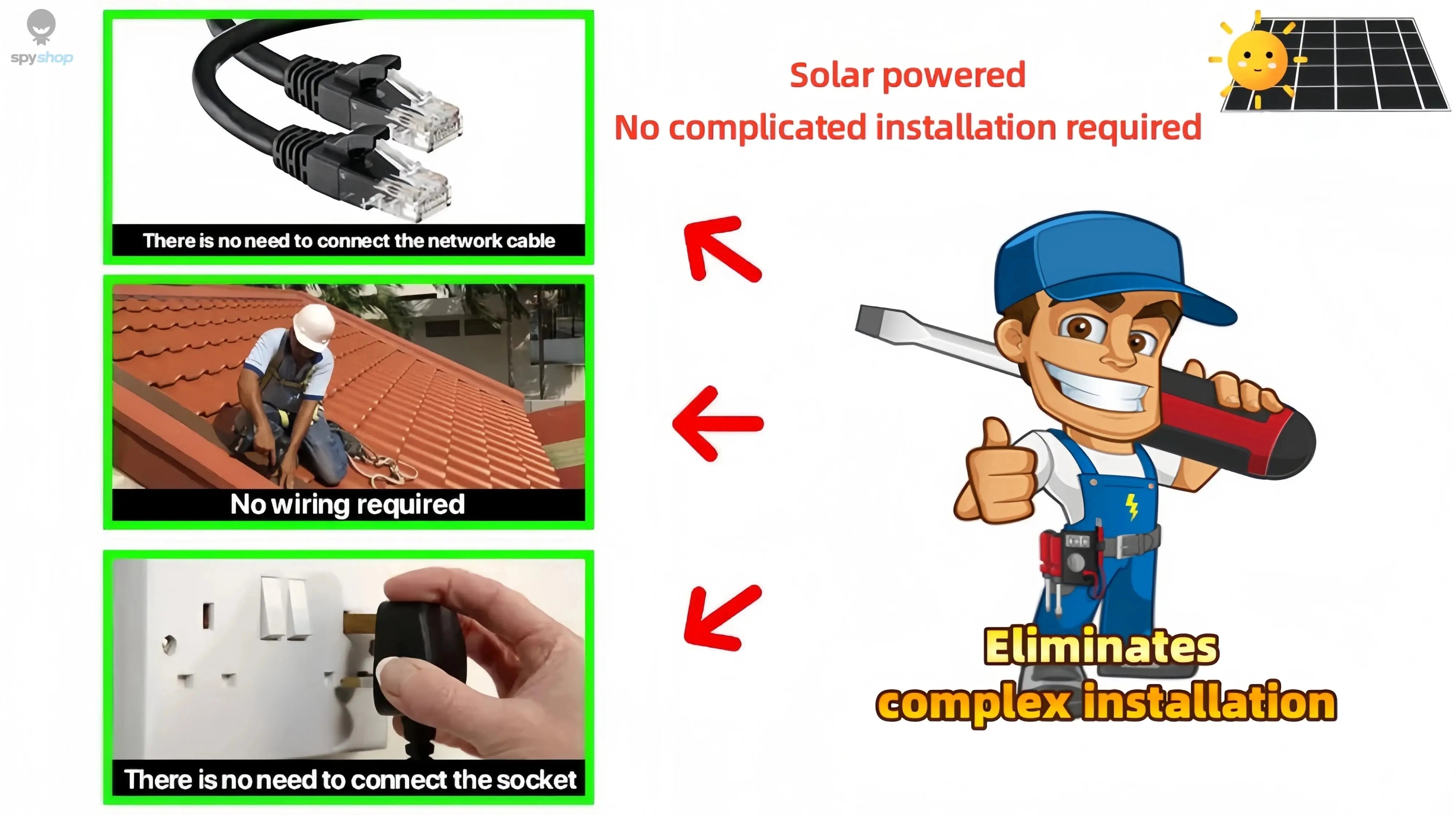 8MP Solar 4G SIM Card Wifi Outdoor IP Wireless Security CCTV HD Surveillance PTZ Camera Night Vision PIR Human Detection V380PRO Spy-shop.com