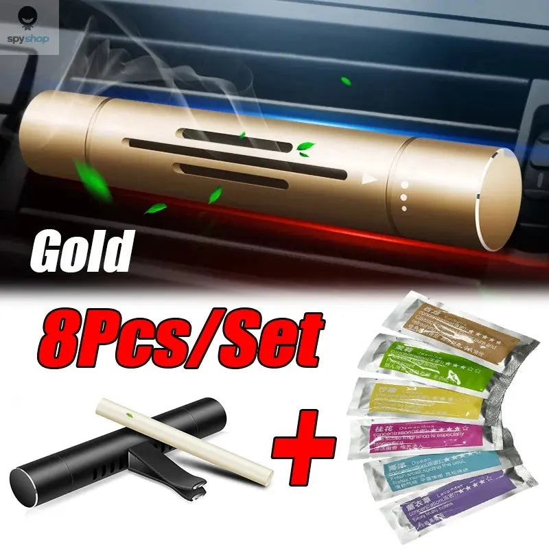 8Pc/Set Car Air Vent Perfume Car Air Freshener Flavoring Smell Aroma Car Perfumes Air Freshener Parfum Auto Interior Accessories Spy-shop.com
