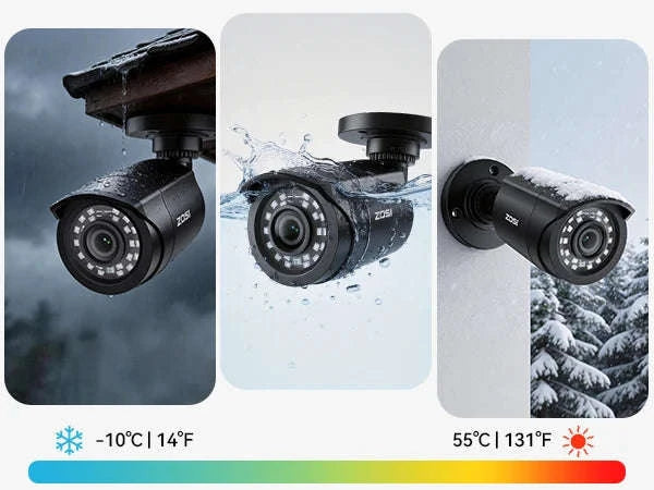 8CH 1080P Wired Security Camera System with DVR-8CH DVR x 4 Cameras / 500g / spain