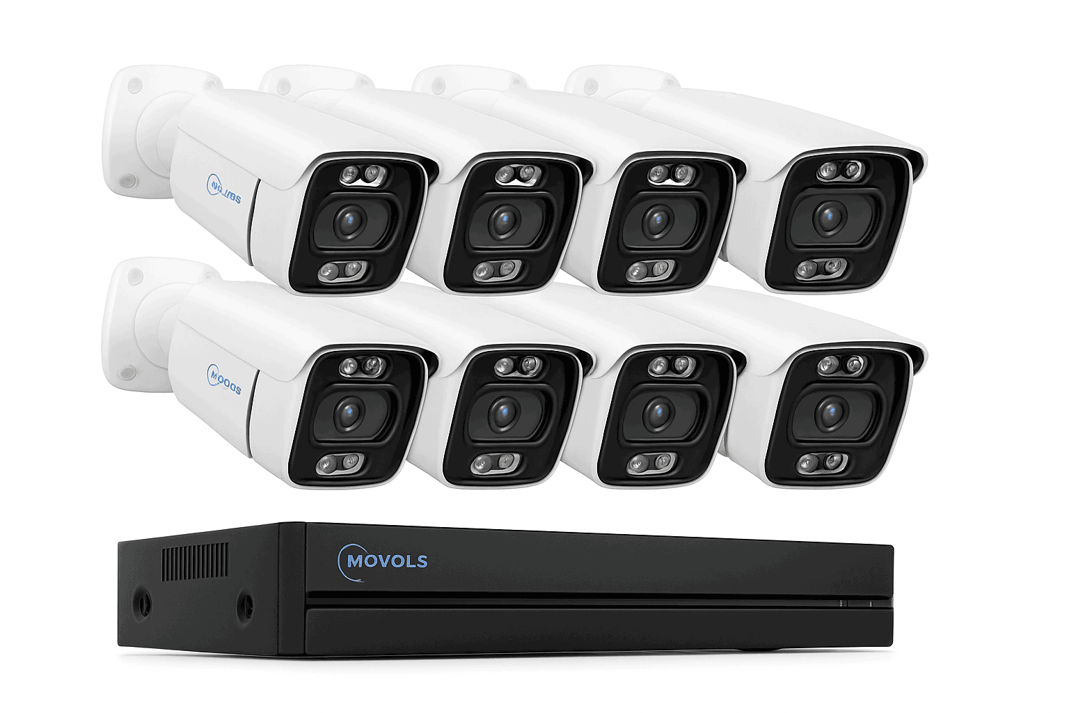 8CH PoE Security Camera System 5MP/8MP NVR Kit with Two-Way Audio-8CH 5MP With 6 Cam / Poland / 4T