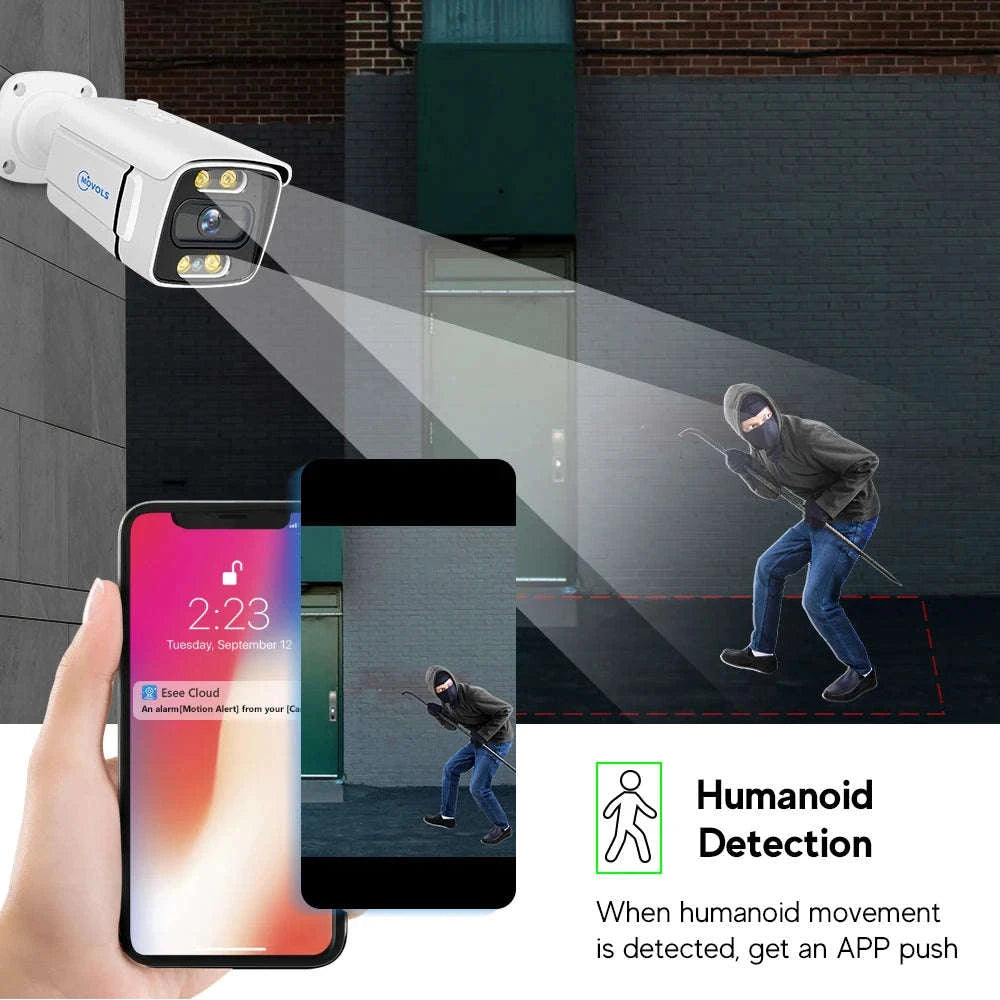 8CH PoE Security Camera System 5MP/8MP NVR Kit with Two-Way Audio-8CH 5MP With 6 Cam / Poland / 4T