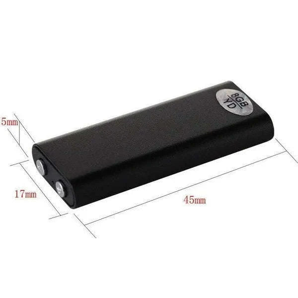 8GB Professional Voice Recorder Digital Audio Mini Dictaphone-Default Title