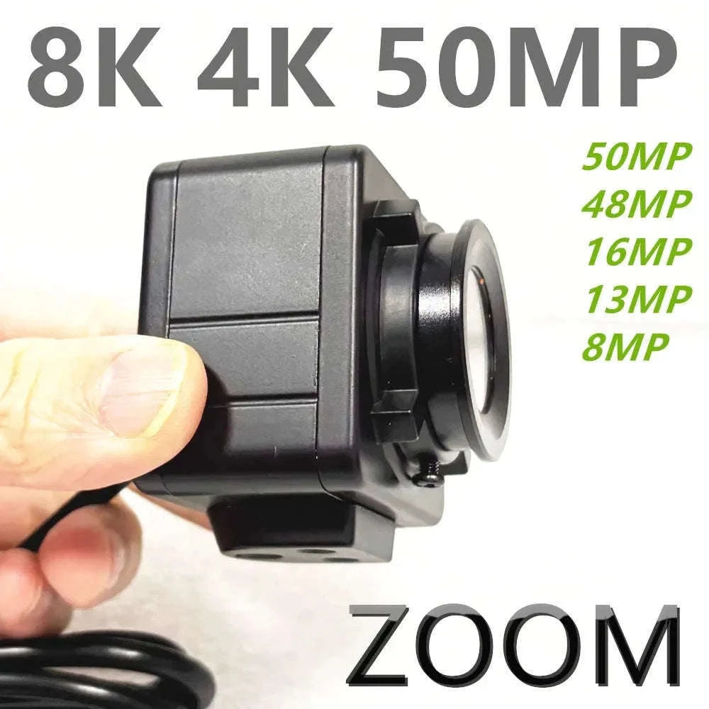 8K USB Webcam with Autofocus for Streaming and Recording-48MP ZOOM
