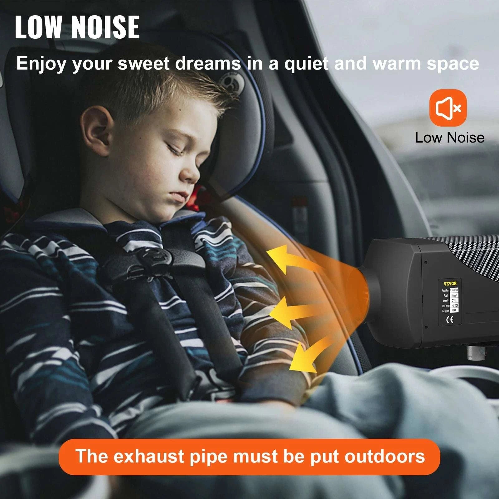 8KW 12V Diesel Air Heater with Remote & LCD for Vehicles-8KW / spain
