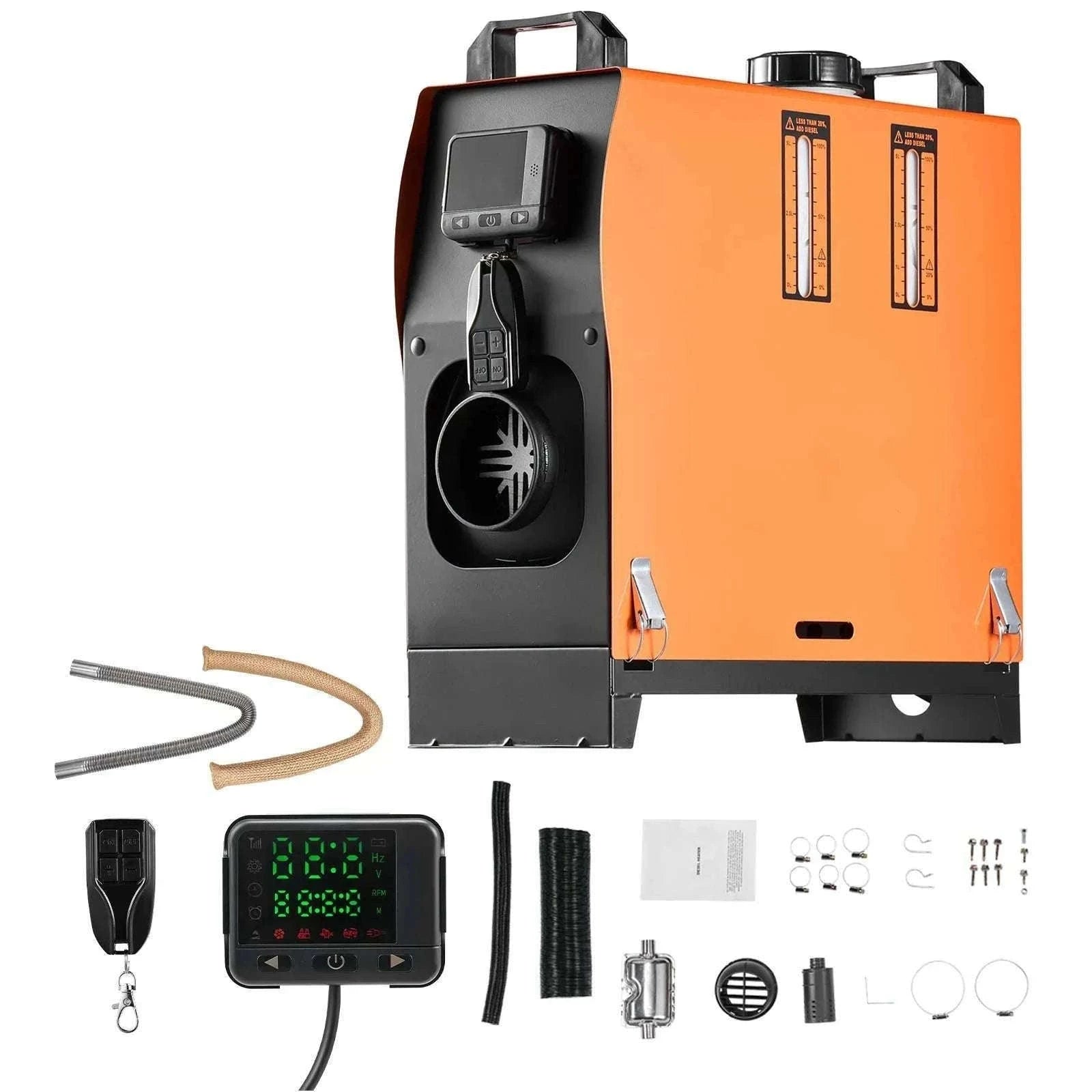 8KW Diesel Air Heater 12-24V with Remote Control for RV & Vehicles-vertical type / United States