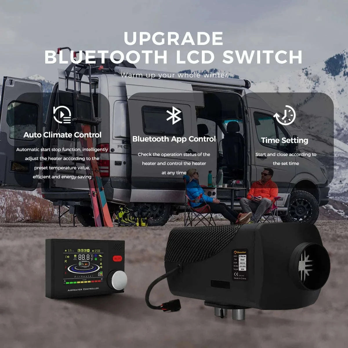 8KW Diesel Air Heater for RVs, Garages, Motorhomes-12V 24V 8KW / CZECH REPUBLIC