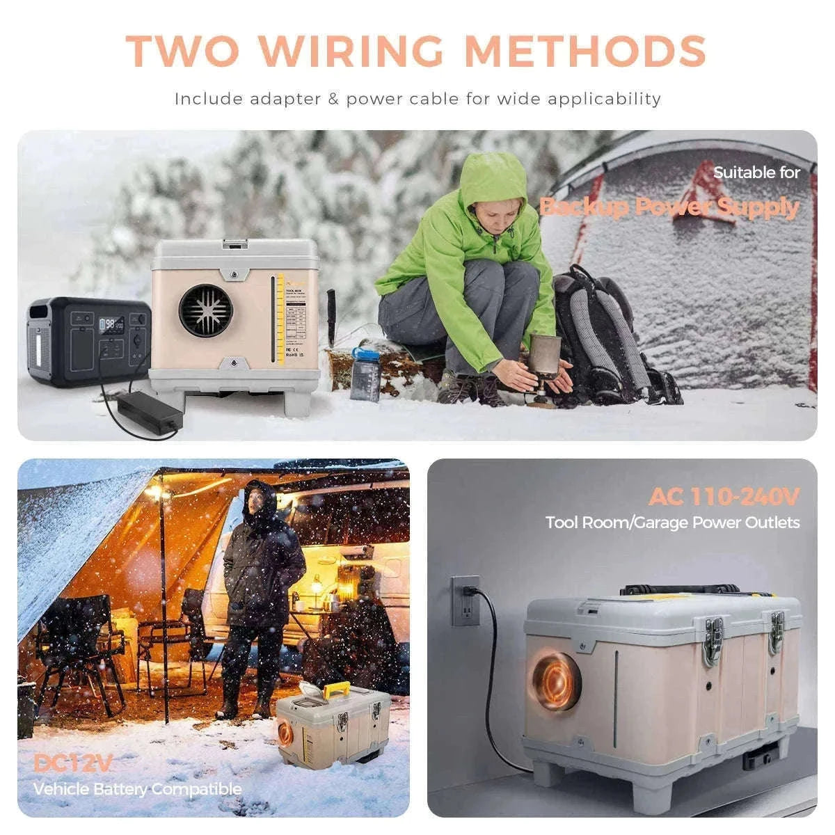 8KW Diesel Air Heater with Bluetooth App and Altitude Mode-TB10 / United States