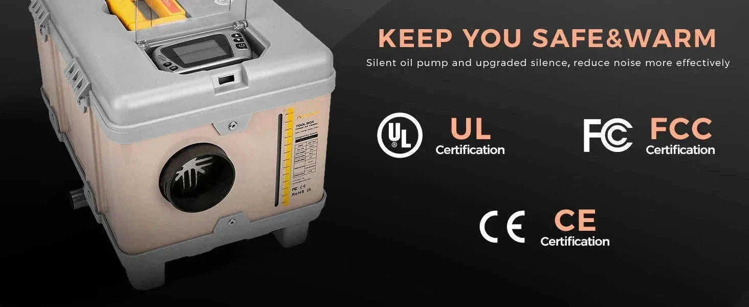 8KW Diesel Air Heater with Bluetooth App and Altitude Mode-TB10 / United States